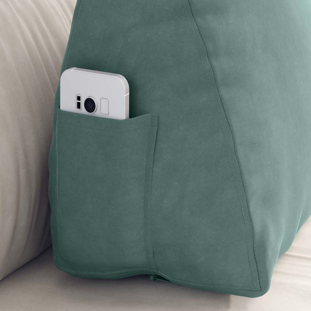 Rugkussen Zeegroen 60 x 20 x 50 cm Cordstof is nu te koop bij PeponiXL, paradijselijk wonen!