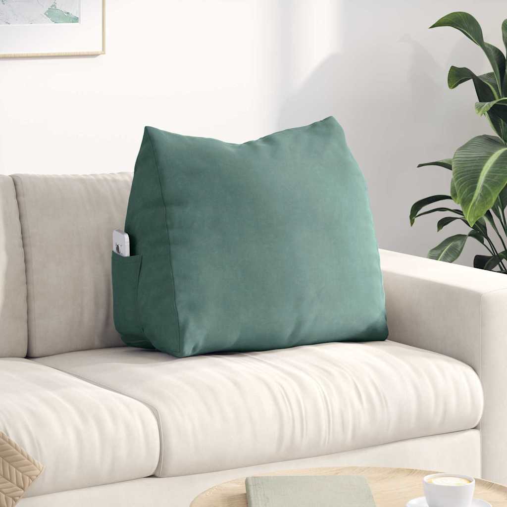 Rugkussen Zeegroen 60 x 20 x 50 cm Cordstof is nu te koop bij PeponiXL, paradijselijk wonen!