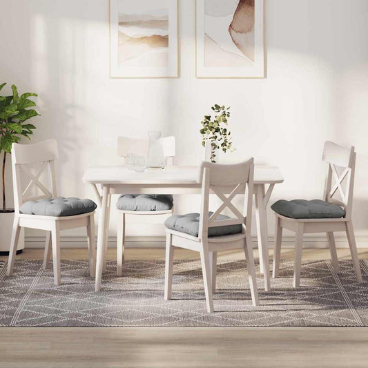 Zitkussens 4 pcs Wolkengrijs 45 x 45 x 12 cm Stof is nu te koop bij PeponiXL, paradijselijk wonen!