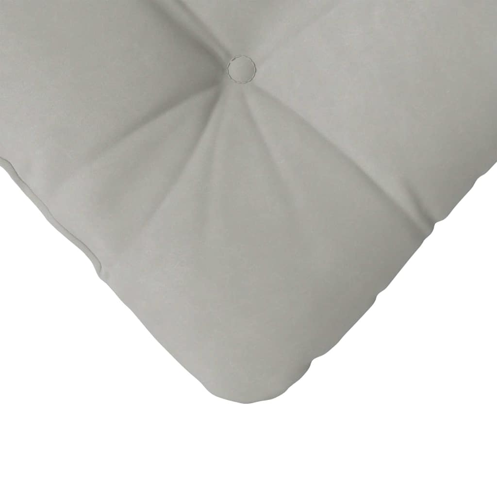 Zitkussens 4 pcs Lichtgrijs 45 x 45 cm Microvezel Stof is nu te koop bij PeponiXL, paradijselijk wonen!