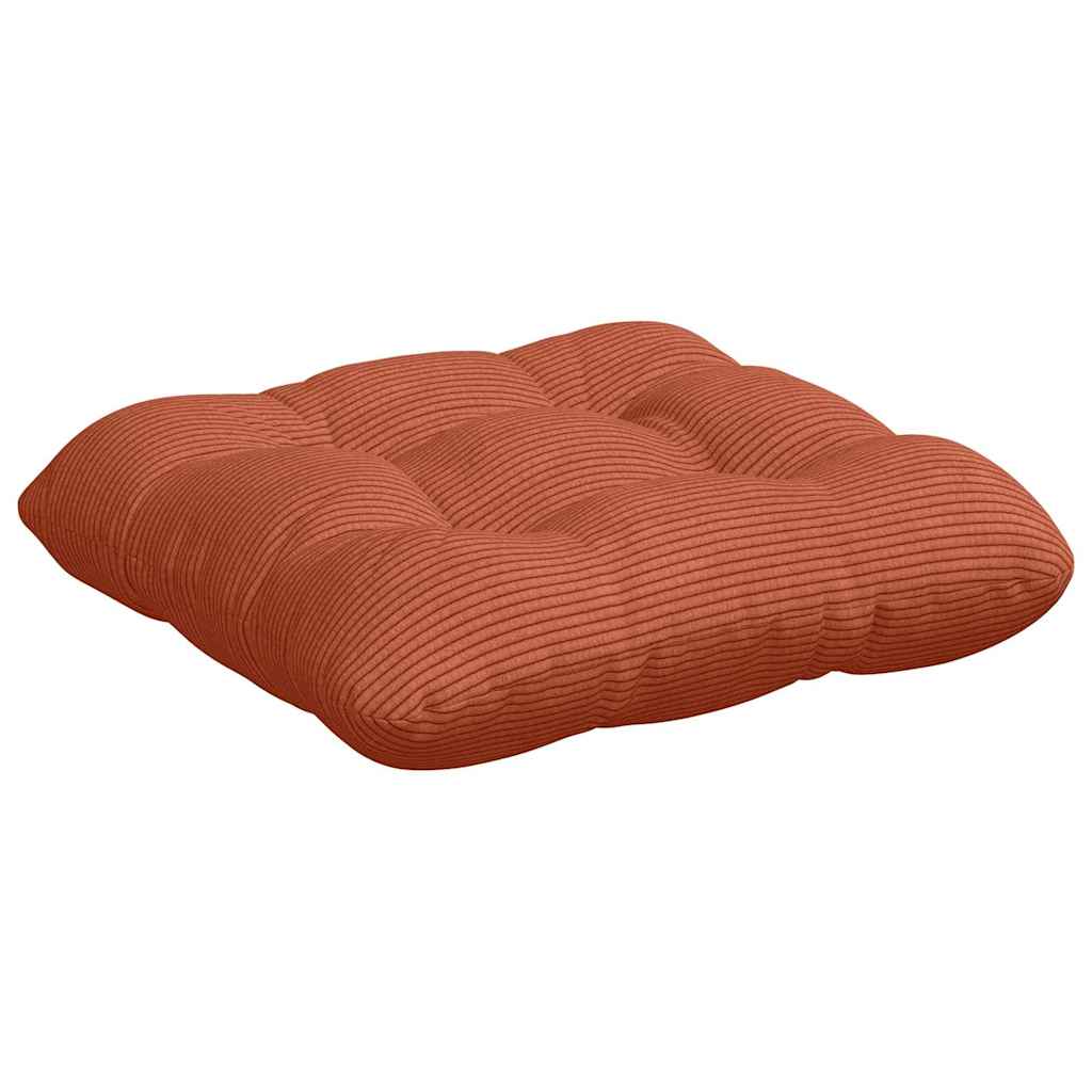 Zitkussens 4 pcs Rood-oranje 45 x 45 cm Katoen Stof is nu te koop bij PeponiXL, paradijselijk wonen!