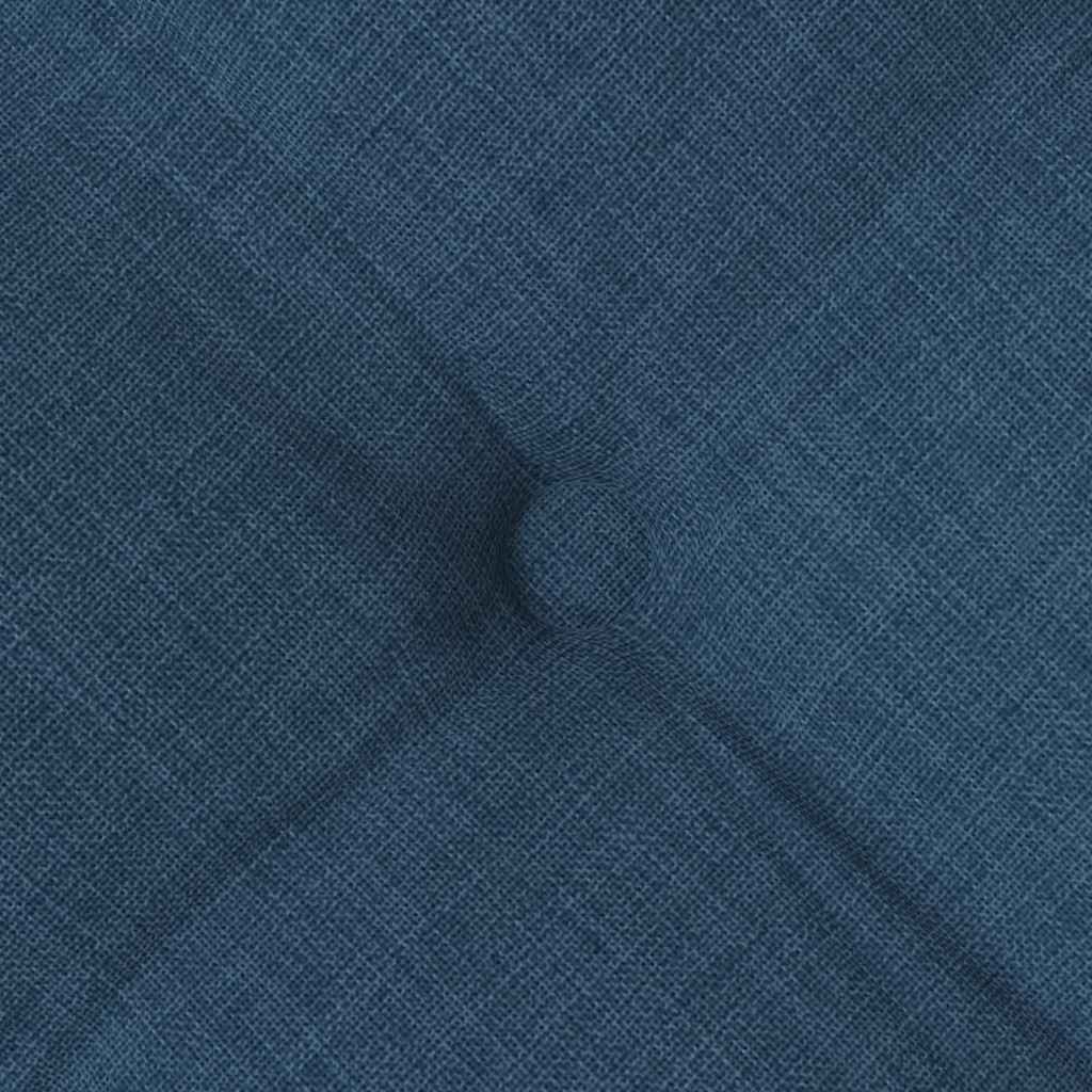 Zitkussens 2 pcs Blauw 40 x 40 x 6 cm Stof is nu te koop bij PeponiXL, paradijselijk wonen!