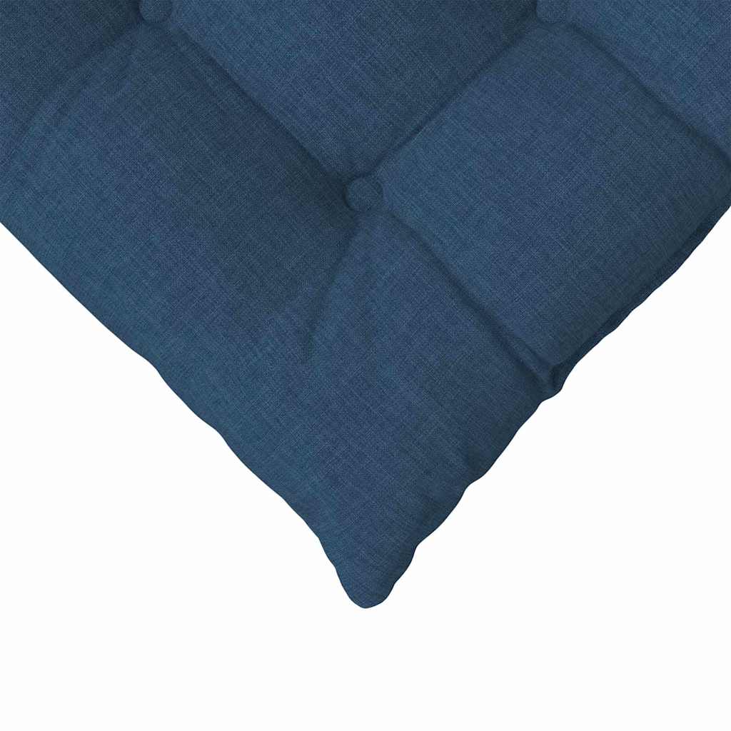 Zitkussens 2 pcs Blauw 40 x 40 x 6 cm Stof is nu te koop bij PeponiXL, paradijselijk wonen!