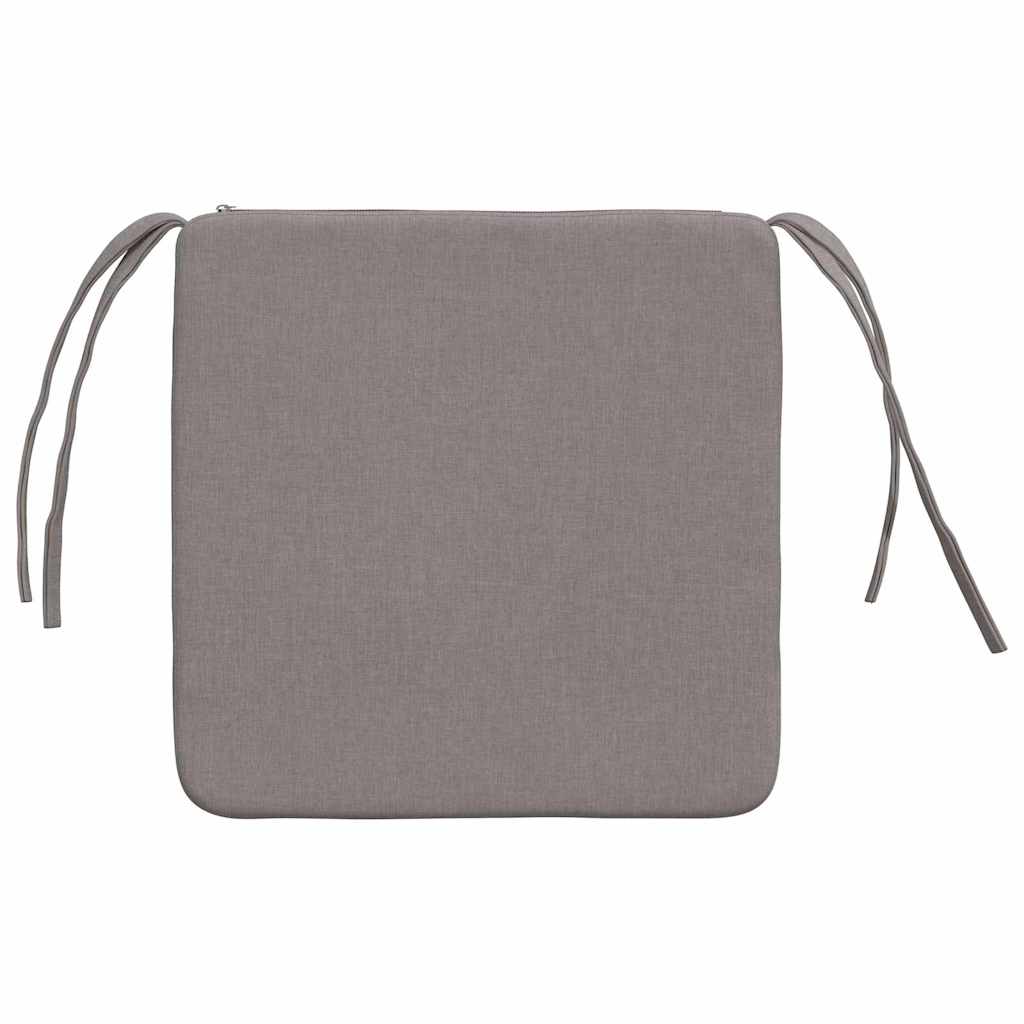Zitkussens 4 pcs Taupe 40 x 40 x 3 cm Stof is nu te koop bij PeponiXL, paradijselijk wonen!