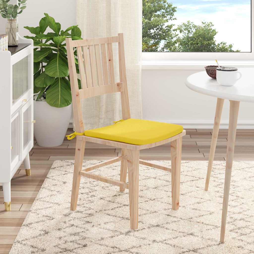 Zitkussens 4 pcs Lichtgeel 40 x 40 x 3 cm Stof is nu te koop bij PeponiXL, paradijselijk wonen!