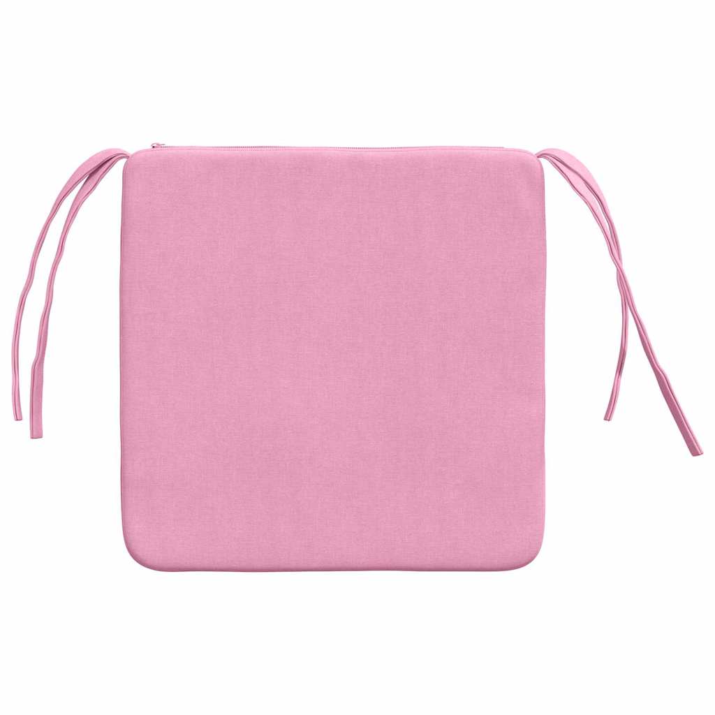 Zitkussens 4 stuks Roze 40 x 40 x 3 cm Stof is nu te koop bij PeponiXL, paradijselijk wonen!