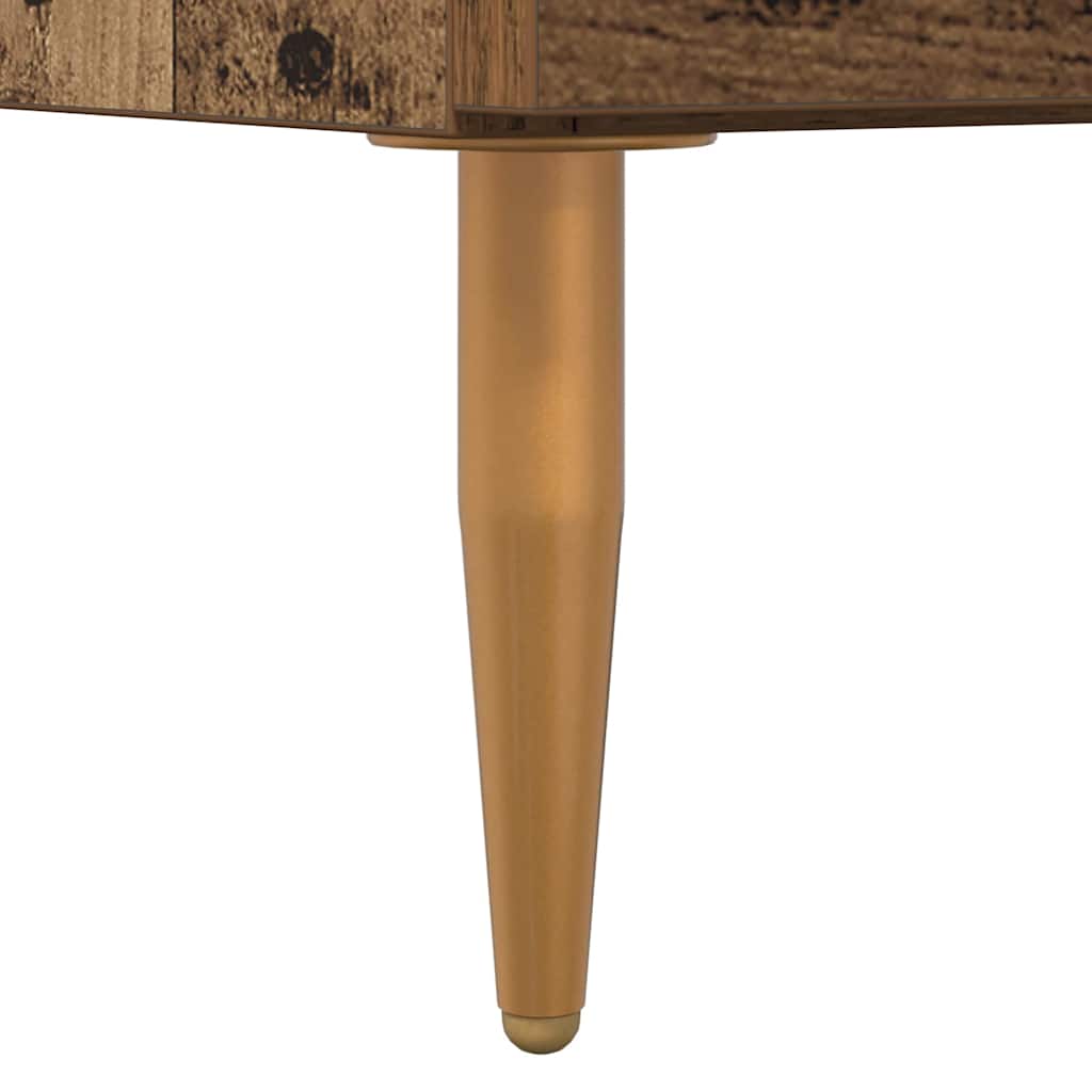 Nachtkastje 2 pcs Oudhout 40 x 35 x 47,5 cm Bewerkt hout is nu te koop bij PeponiXL, paradijselijk wonen!