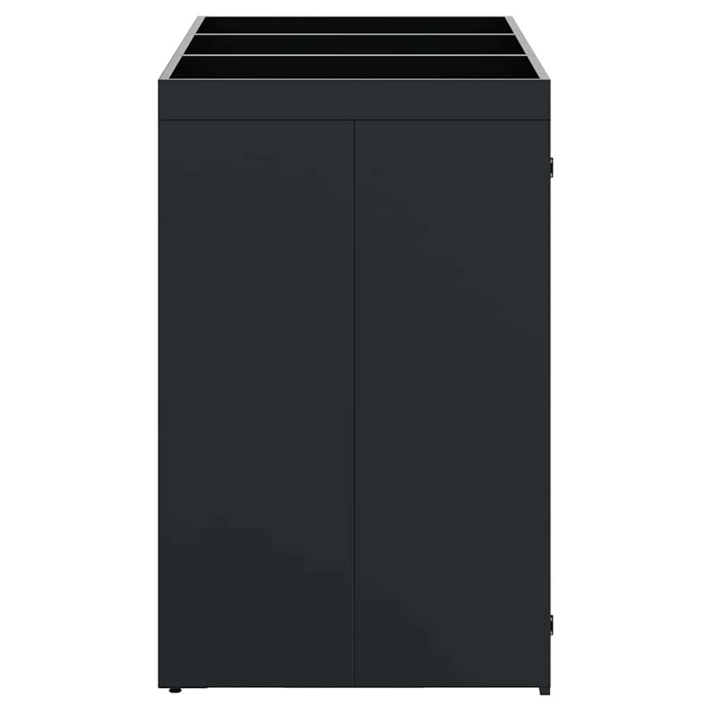 Wieltjesbakopslag voor 3 bakken Zwart 204 x 77,5 x 121,5 cm is nu te koop bij PeponiXL, paradijselijk wonen!