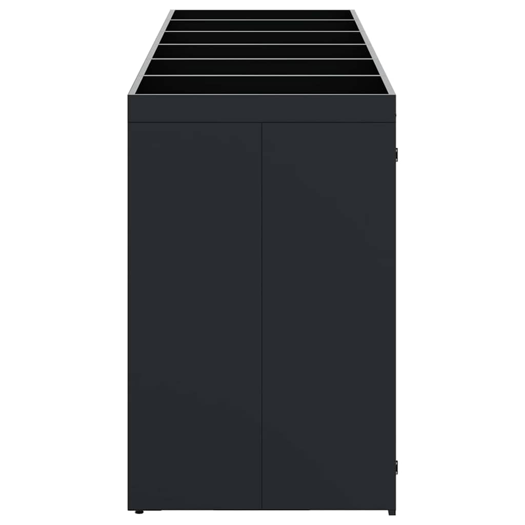 Wieltjesbakopslag voor 6 bakken Zwart 408 x 77,5 x 121,5 cm is nu te koop bij PeponiXL, paradijselijk wonen!