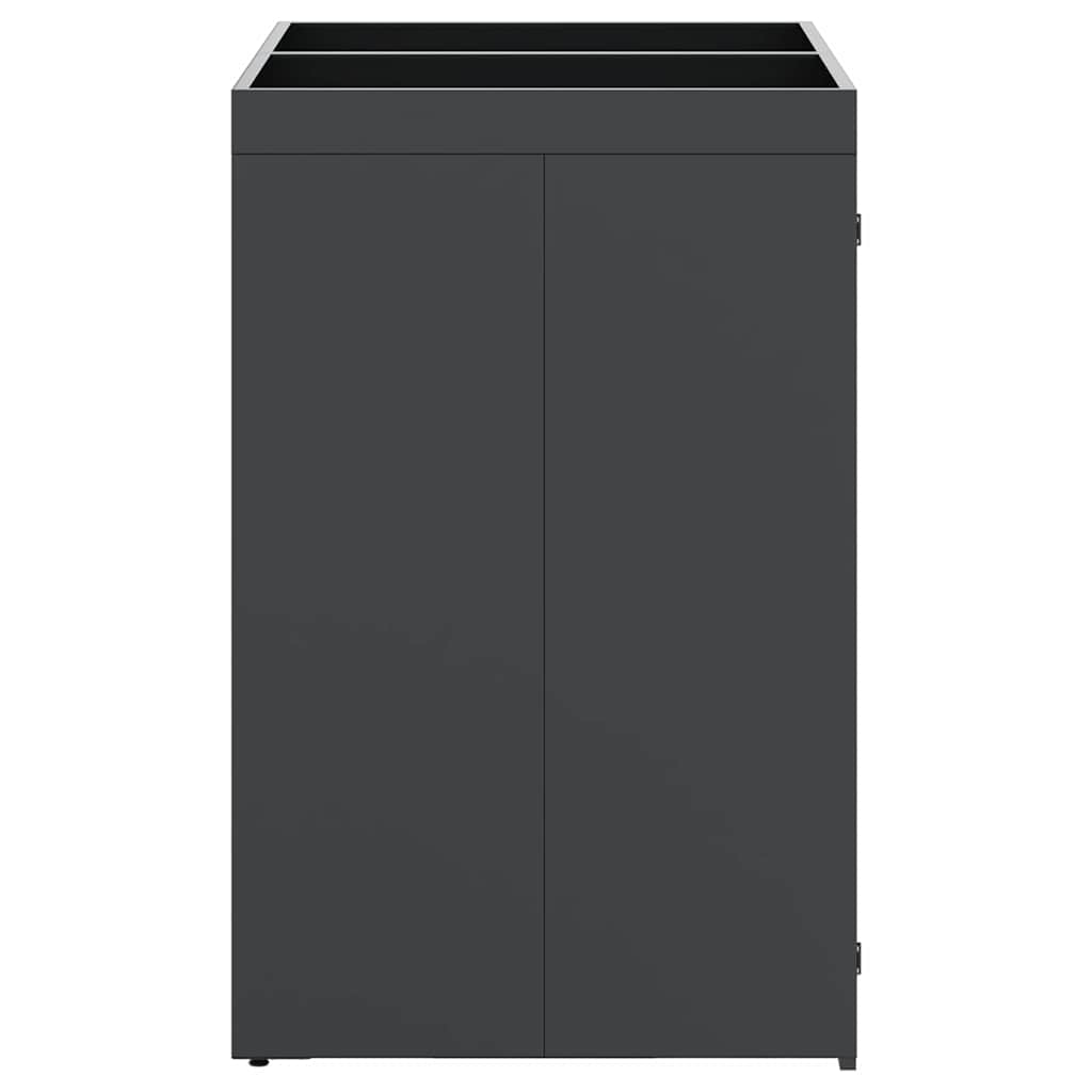 Wieltjesbakopslag voor 2 bakken Antraciet 136 x 77,5 x 121,5 cm is nu te koop bij PeponiXL, paradijselijk wonen!