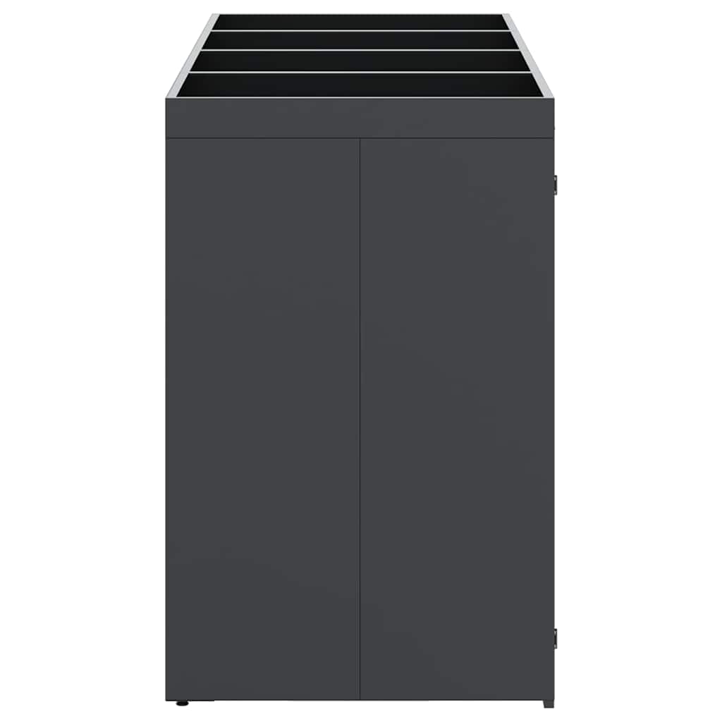 Wieltjesbakopslag voor 4 bakken Antraciet 272 x 77,5 x 121,5 cm is nu te koop bij PeponiXL, paradijselijk wonen!