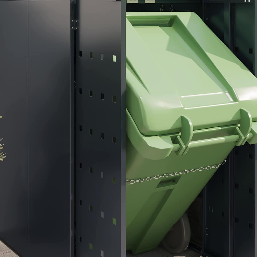 Wieltjesbakopslag voor 5 bakken Antraciet 340 x 77,5 x 121,5 cm is nu te koop bij PeponiXL, paradijselijk wonen!