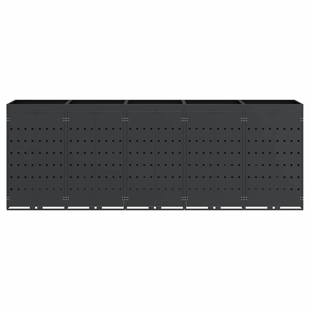 Wieltjesbakopslag voor 5 bakken Antraciet 340 x 77,5 x 121,5 cm is nu te koop bij PeponiXL, paradijselijk wonen!