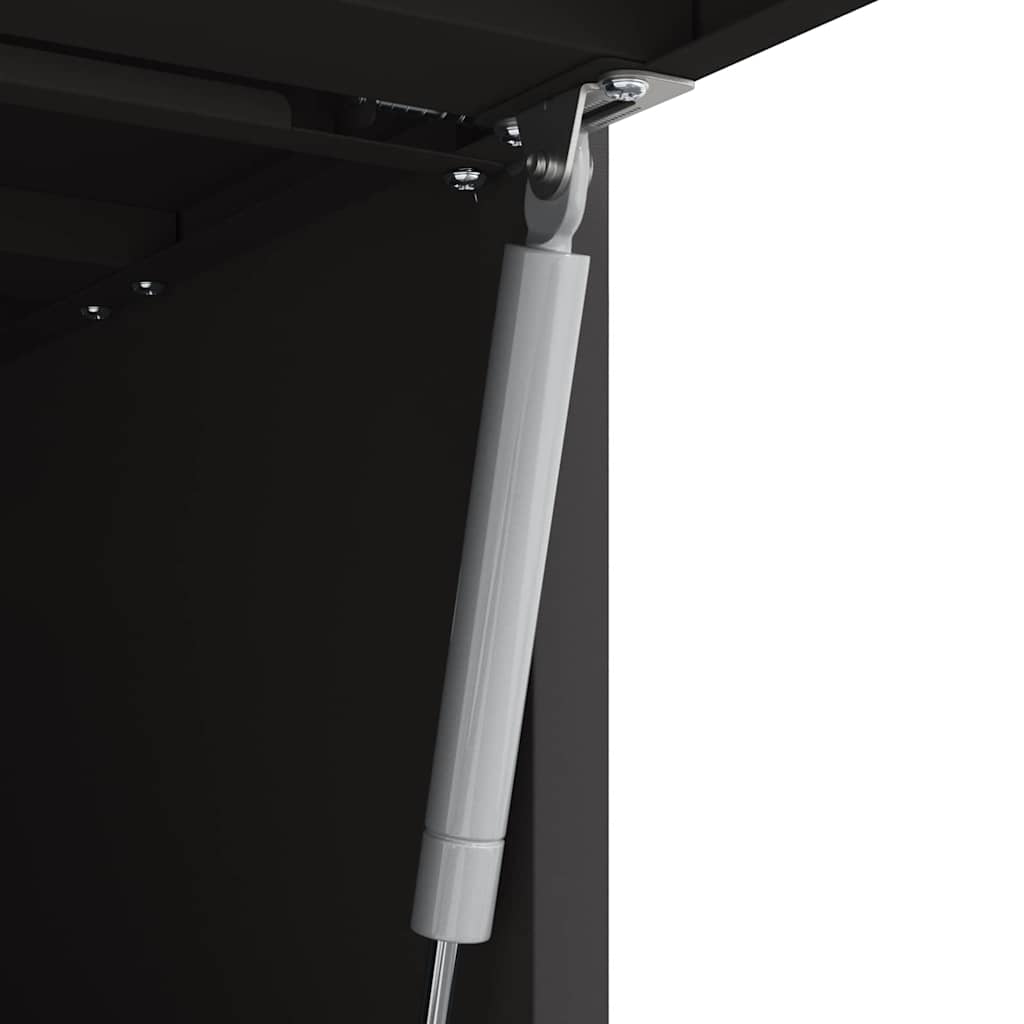 Wandkast voor Garage Zwart 90 x 40 x 53 cm Poedercoating staal is nu te koop bij PeponiXL, paradijselijk wonen!