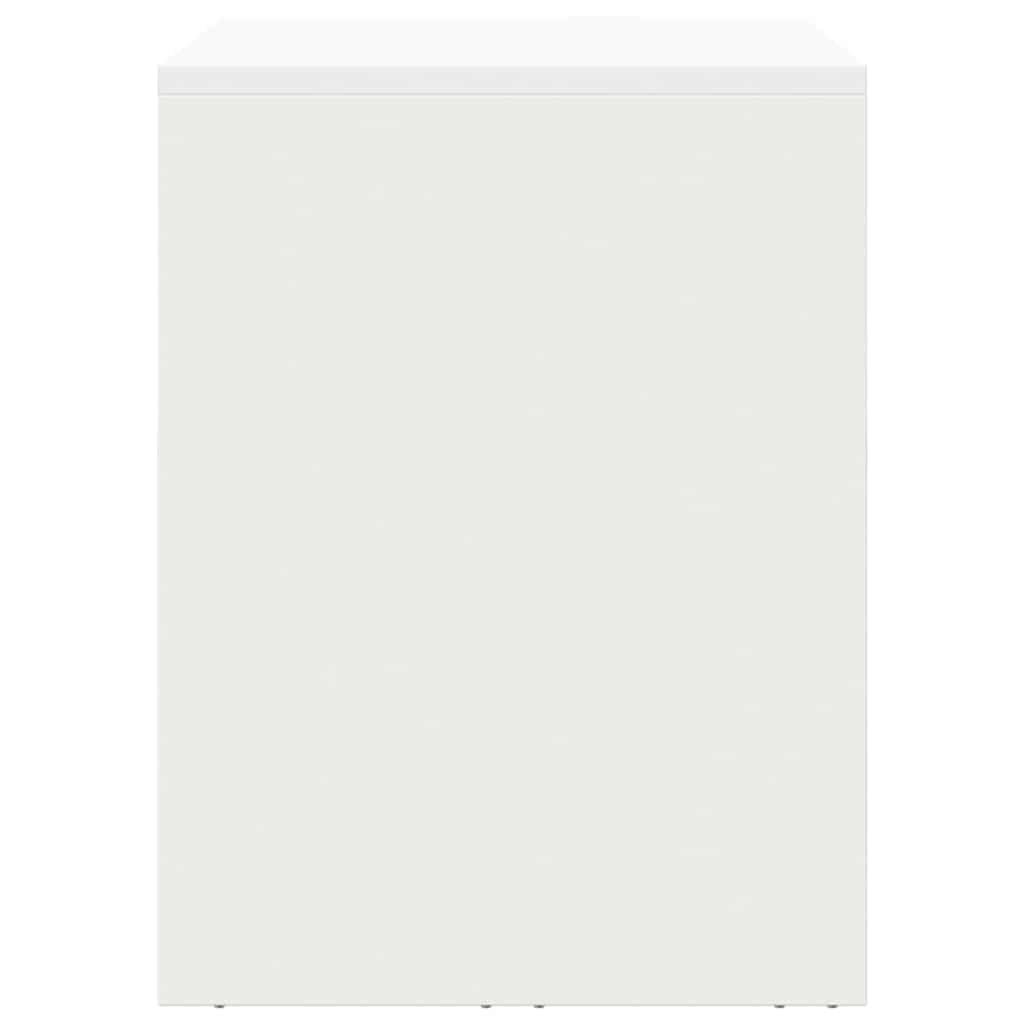 Wandkast voor Garage Wit 90 x 40 x 53 cm Poedercoating staal is nu te koop bij PeponiXL, paradijselijk wonen!