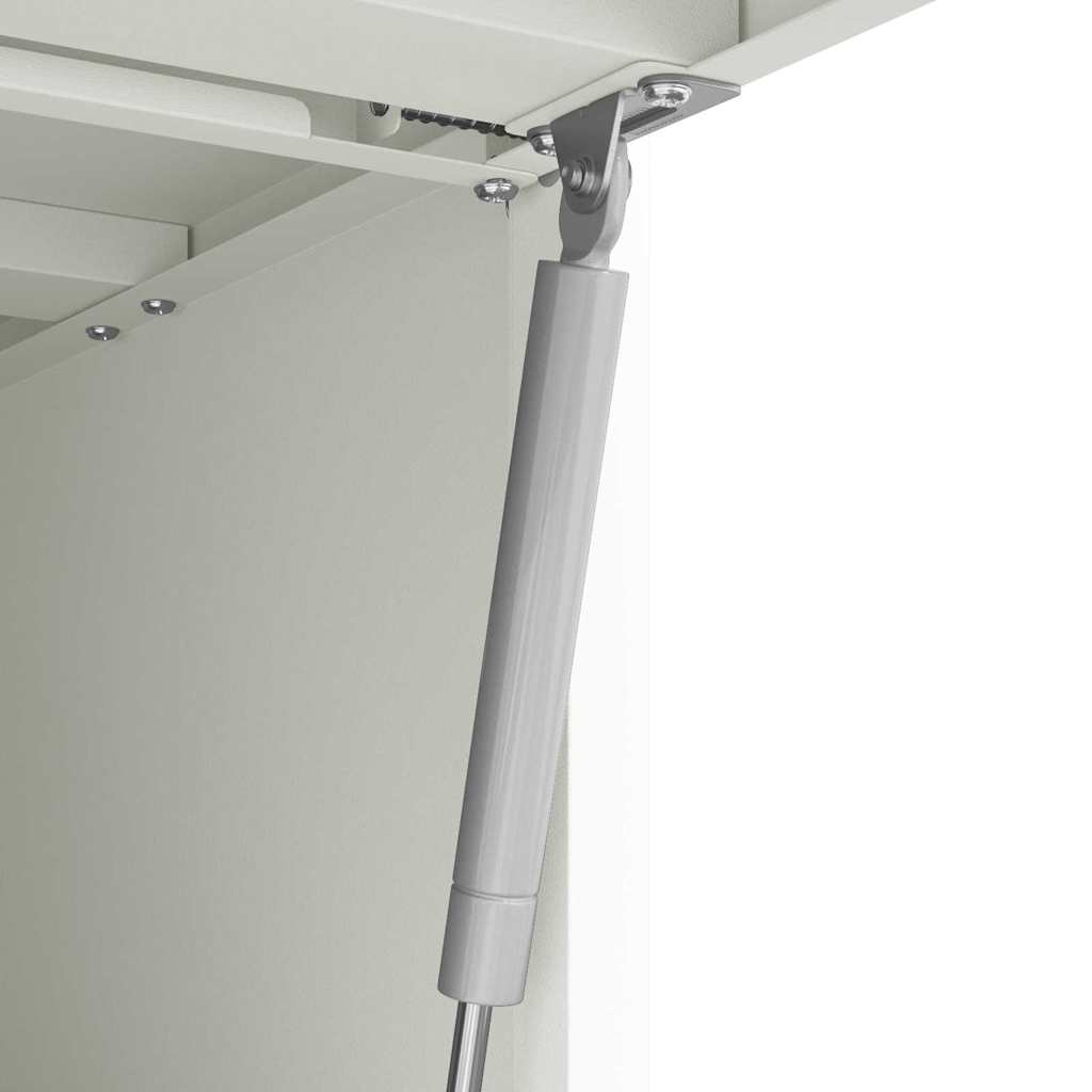 Wandkast voor Garage Wit 80 x 40 x 53 cm Poedercoating staal is nu te koop bij PeponiXL, paradijselijk wonen!