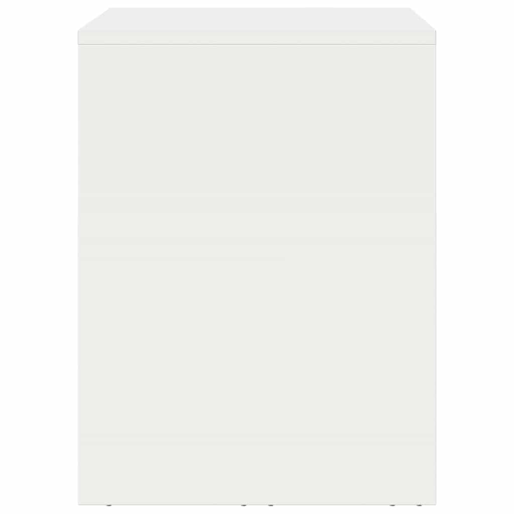 Wandkast voor Garage Wit 80 x 40 x 53 cm Poedercoating staal is nu te koop bij PeponiXL, paradijselijk wonen!