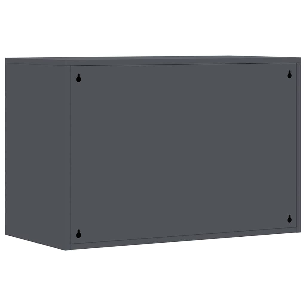 Wandkast voor Garage Antraciet 80 x 40 x 53 cm is nu te koop bij PeponiXL, paradijselijk wonen!