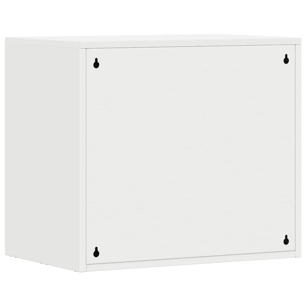 Wandkast voor Garage Wit 60 x 40 x 53 cm Poedercoating staal is nu te koop bij PeponiXL, paradijselijk wonen!