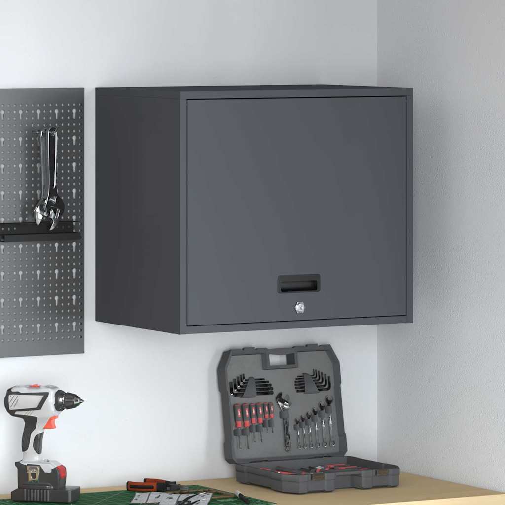 Wandkast voor Garage Antraciet 60 x 40 x 53 cm is nu te koop bij PeponiXL, paradijselijk wonen!