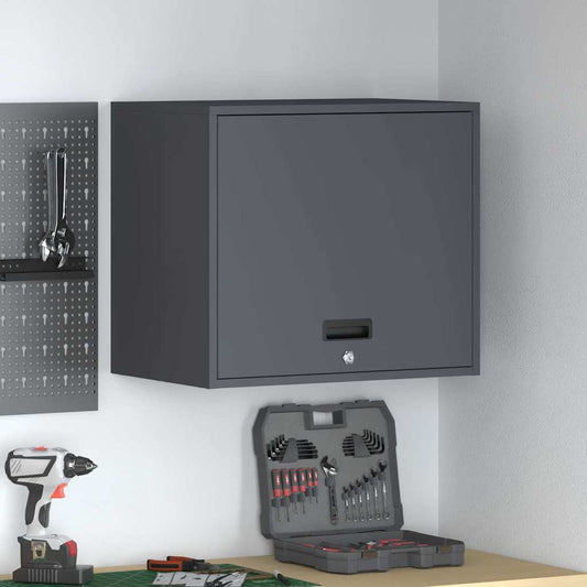 Wandkast voor Garage Antraciet 60 x 40 x 53 cm is nu te koop bij PeponiXL, paradijselijk wonen!