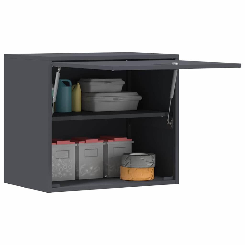 Wandkast voor Garage Antraciet 60 x 40 x 53 cm is nu te koop bij PeponiXL, paradijselijk wonen!