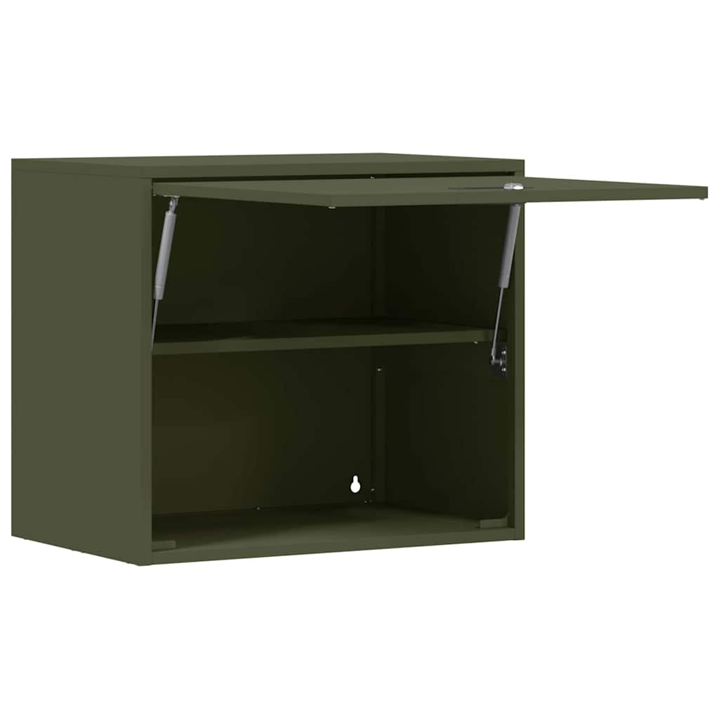 Wandkast voor Garage Olijfgroen 60 x 40 x 53 cm is nu te koop bij PeponiXL, paradijselijk wonen!