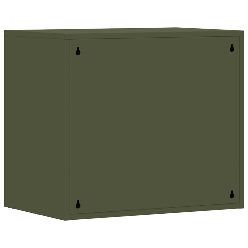 Wandkast voor Garage Olijfgroen 60 x 40 x 53 cm is nu te koop bij PeponiXL, paradijselijk wonen!
