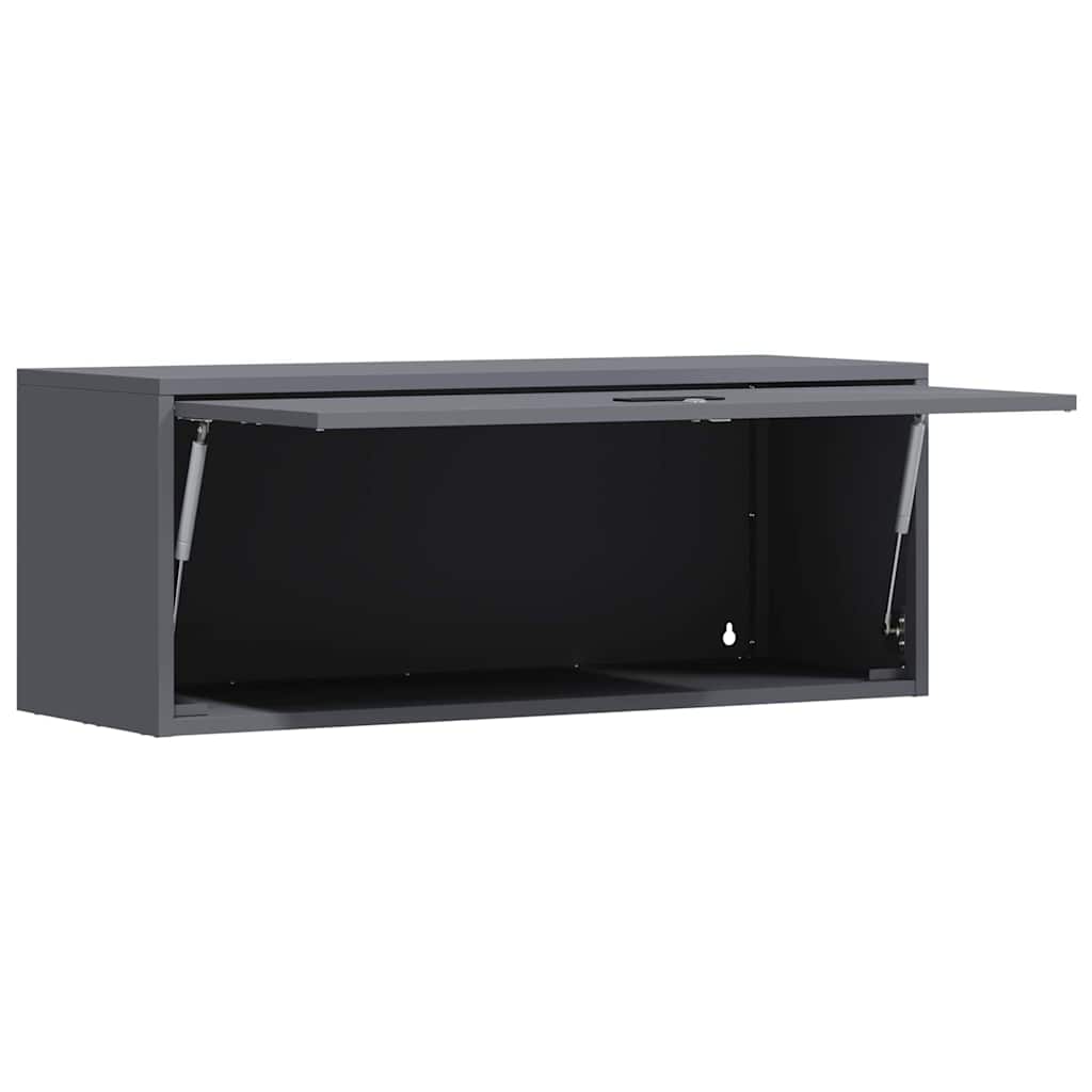 Wandkast voor Garage Antraciet 90 x 33 x 35 cm is nu te koop bij PeponiXL, paradijselijk wonen!