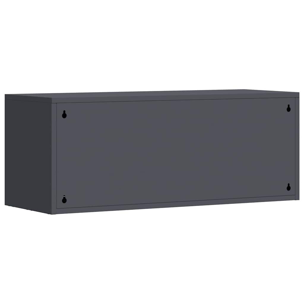 Wandkast voor Garage Antraciet 90 x 33 x 35 cm is nu te koop bij PeponiXL, paradijselijk wonen!