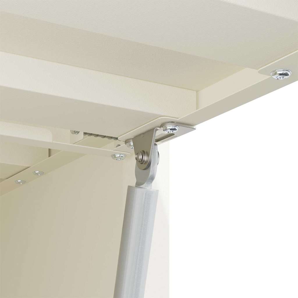 Wandkast voor Garage Wit 80 x 33 x 35 cm Poedercoating staal is nu te koop bij PeponiXL, paradijselijk wonen!