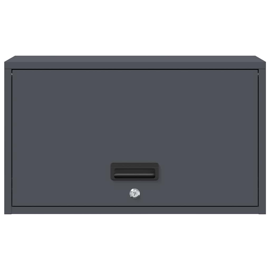 Wandkast voor Garage Antraciet 60 x 33 x 35 cm is nu te koop bij PeponiXL, paradijselijk wonen!