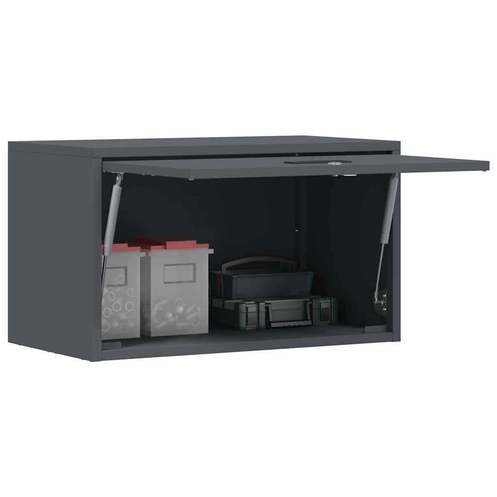 Wandkast voor Garage Antraciet 60 x 33 x 35 cm is nu te koop bij PeponiXL, paradijselijk wonen!