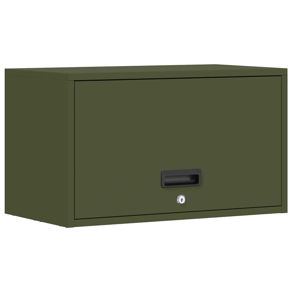 Wandkast voor Garage Olijfgroen 60 x 33 x 35 cm is nu te koop bij PeponiXL, paradijselijk wonen!