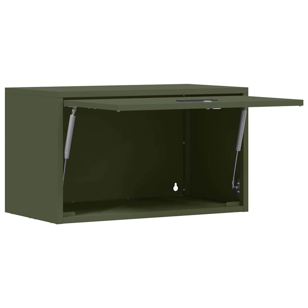 Wandkast voor Garage Olijfgroen 60 x 33 x 35 cm is nu te koop bij PeponiXL, paradijselijk wonen!