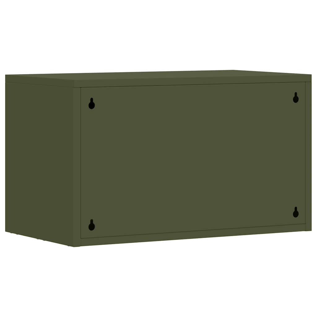 Wandkast voor Garage Olijfgroen 60 x 33 x 35 cm is nu te koop bij PeponiXL, paradijselijk wonen!