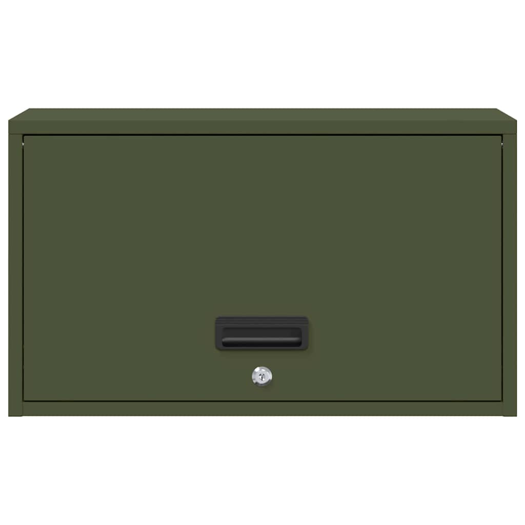 Wandkast voor Garage Olijfgroen 60 x 33 x 35 cm is nu te koop bij PeponiXL, paradijselijk wonen!