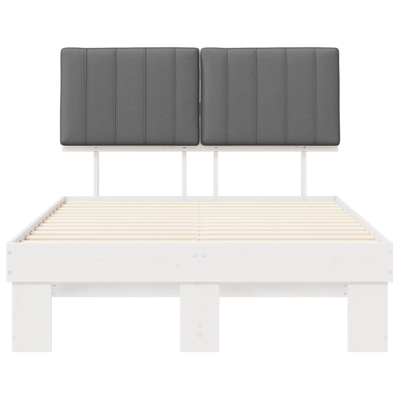 Bedframe met Gevoerd Hoofdgedeelte Lichtgrijs 120 x 190 cm is nu te koop bij PeponiXL, paradijselijk wonen!