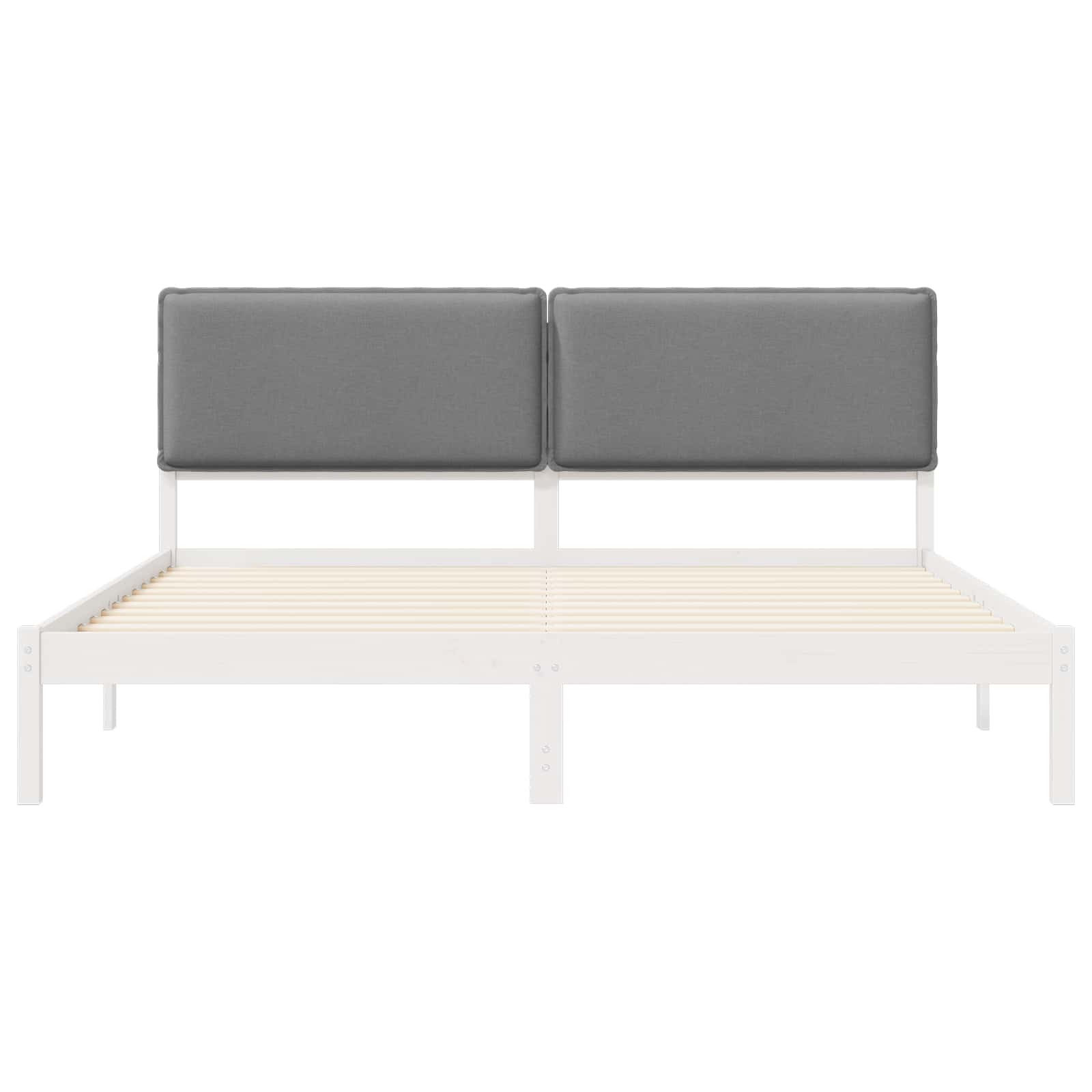 Bedframe met Gevoerd Hoofdgedeelte Lichtgrijs 180 x 200 cm is nu te koop bij PeponiXL, paradijselijk wonen!