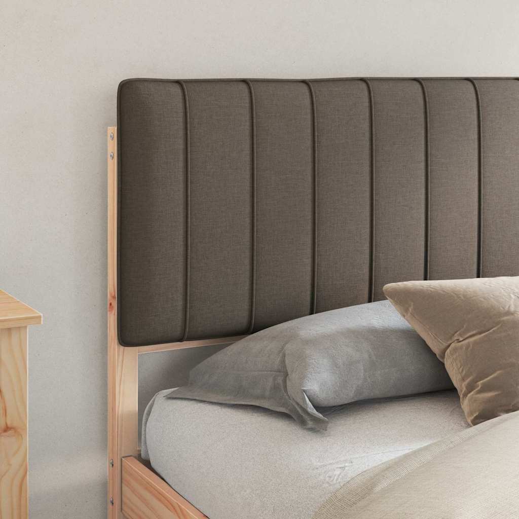 Bedframe met Gevoerd Hoofdgedeelte Taupe 150 x 200 cm is nu te koop bij PeponiXL, paradijselijk wonen!