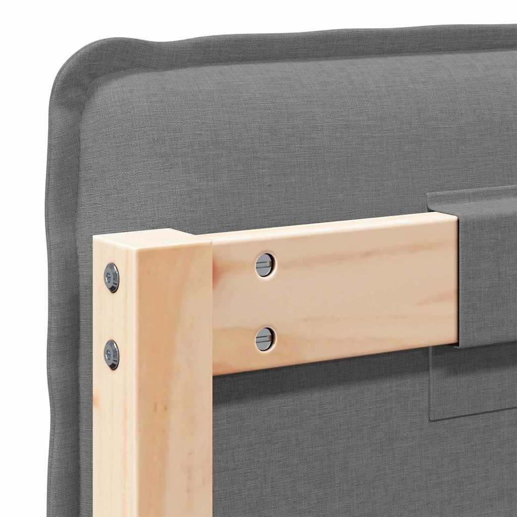 Gestoffeerd hoofdbord Natuurlijk en Lichtgrijs 200 cm is nu te koop bij PeponiXL, paradijselijk wonen!