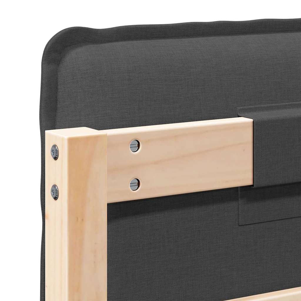 Gestoffeerd hoofdbord Natuurlijk en Donkergrijs 160 cm is nu te koop bij PeponiXL, paradijselijk wonen!