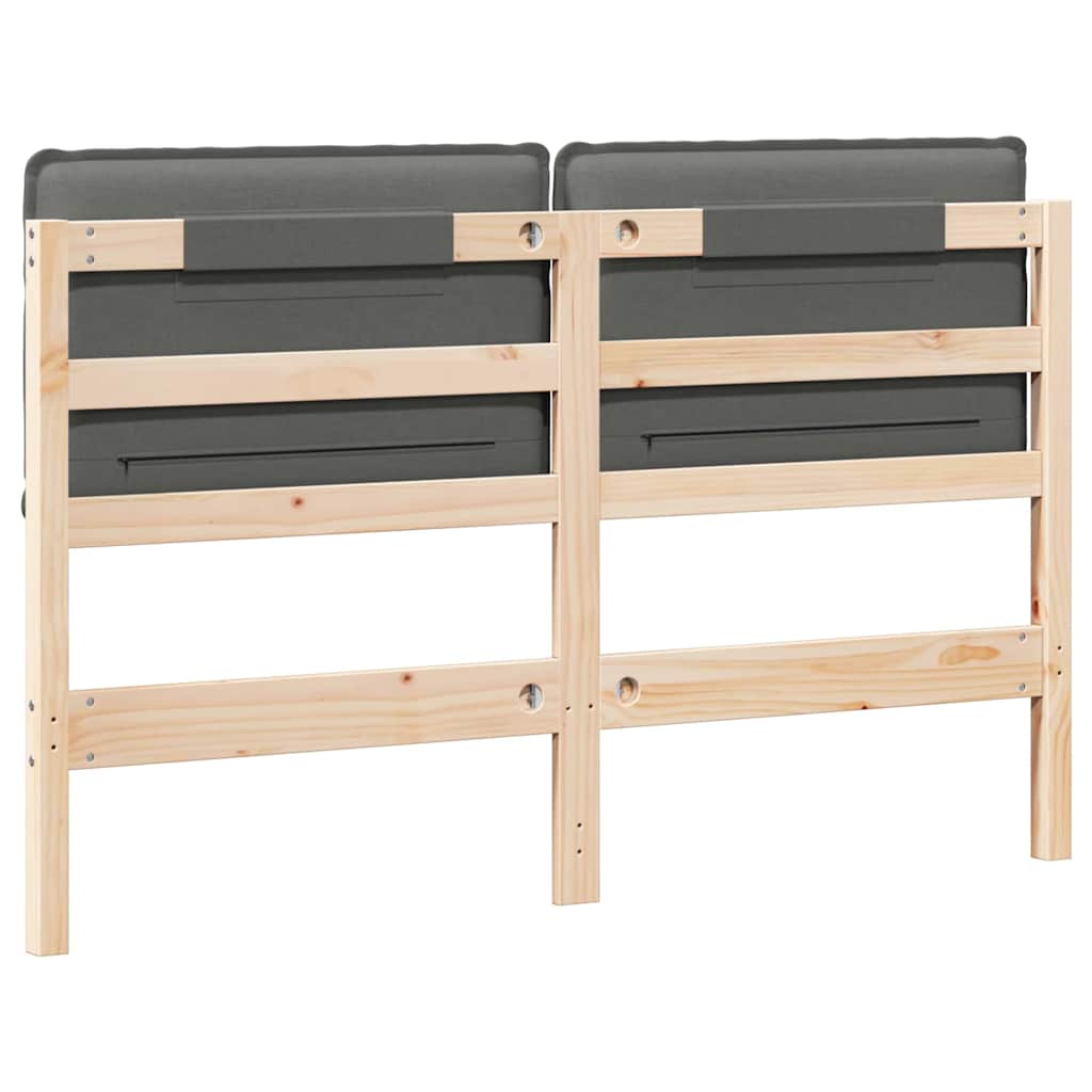 Gestoffeerd hoofdbord Natuurlijk en Lichtgrijs 150 cm is nu te koop bij PeponiXL, paradijselijk wonen!