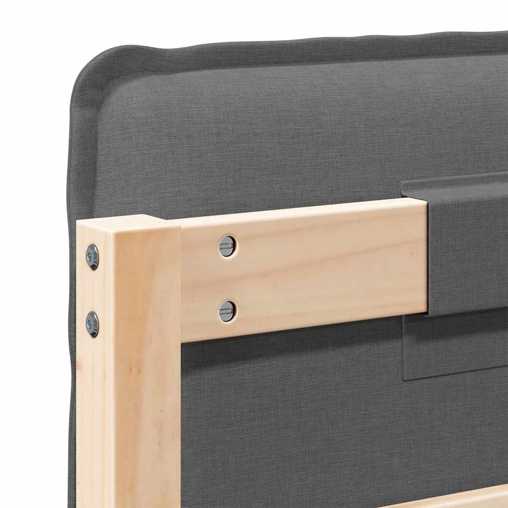 Gestoffeerd hoofdbord Natuurlijk en Lichtgrijs 140 cm is nu te koop bij PeponiXL, paradijselijk wonen!