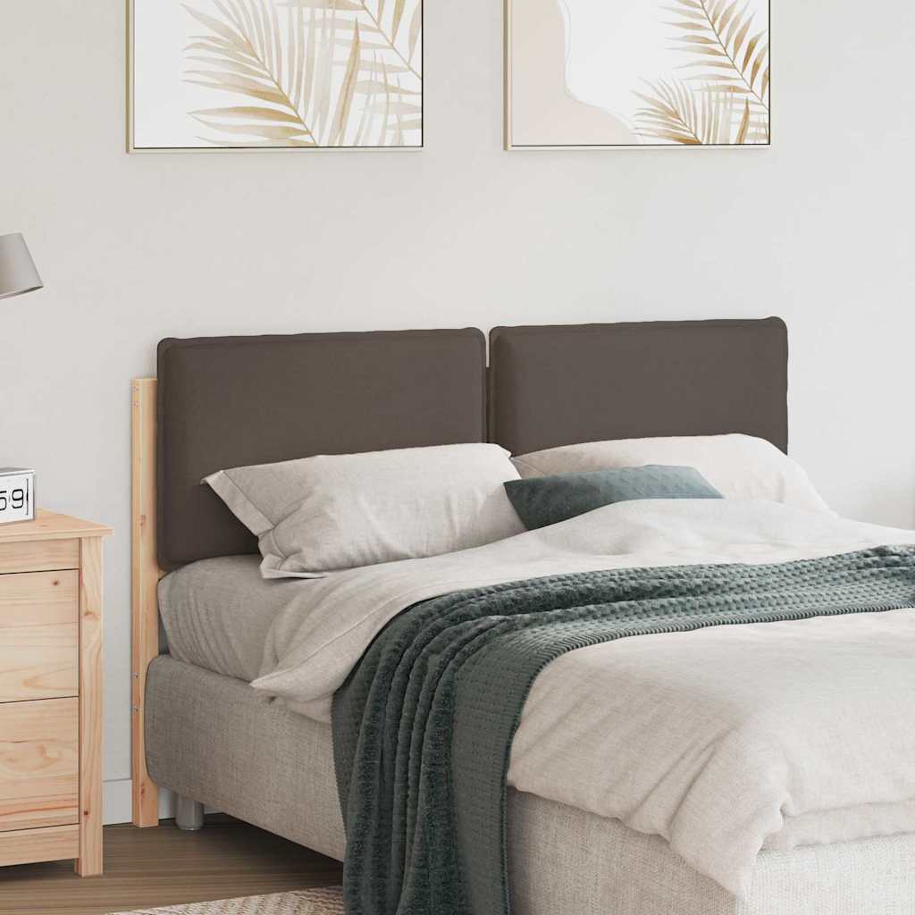 Gestoffeerd hoofdbord Natuurlijk en Lichtgrijs 135 cm is nu te koop bij PeponiXL, paradijselijk wonen!