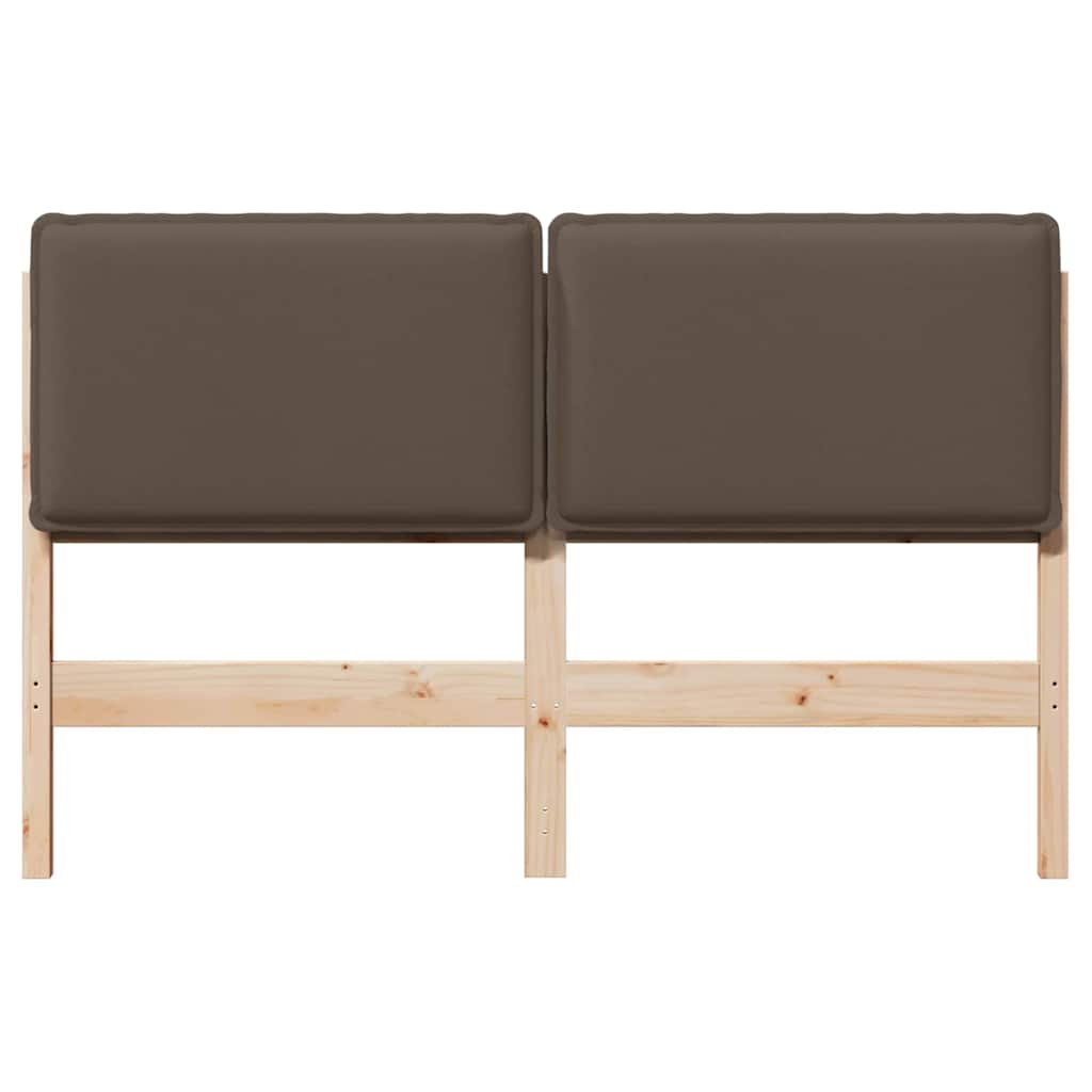 Gestoffeerd hoofdbord Natuurlijk en Lichtgrijs 135 cm is nu te koop bij PeponiXL, paradijselijk wonen!