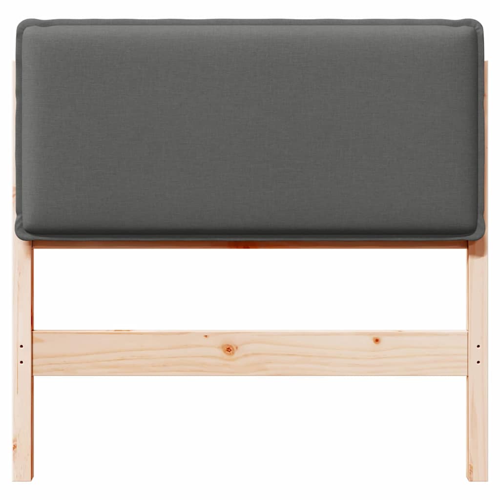 Gestoffeerd hoofdbord Natuurlijk en Lichtgrijs 90 cm is nu te koop bij PeponiXL, paradijselijk wonen!