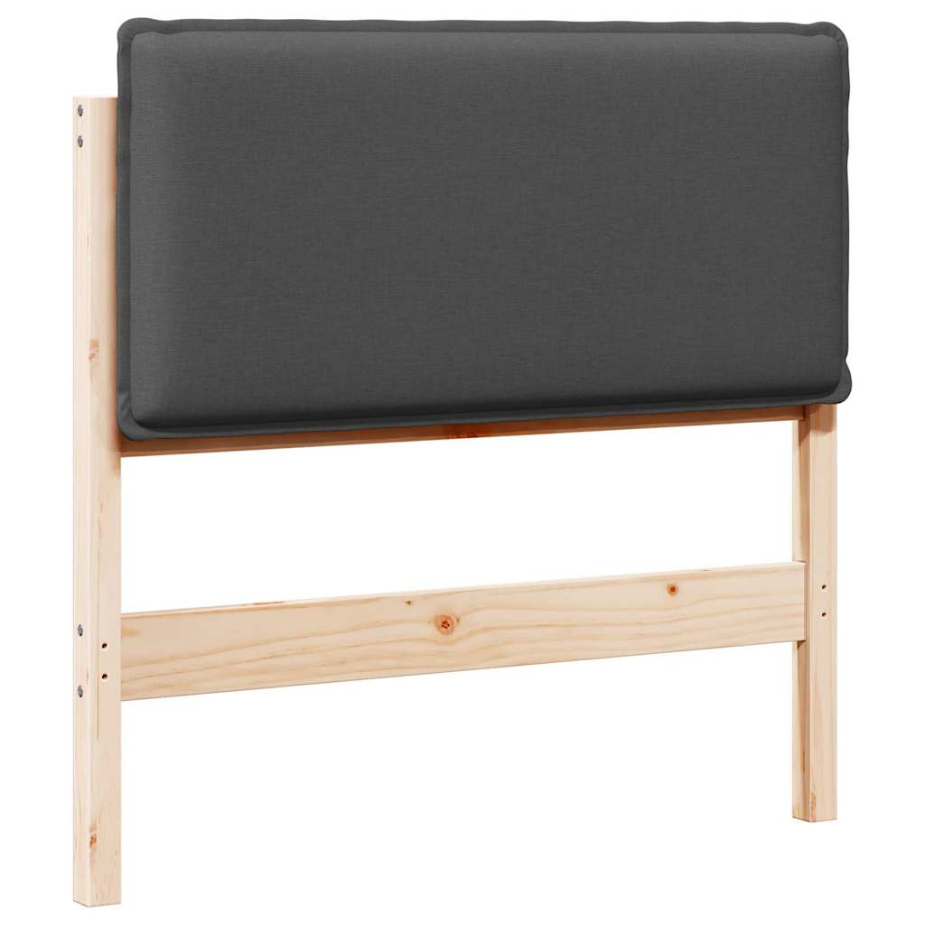 Gestoffeerd hoofdbord Natuurlijk en Donkergrijs 80 cm is nu te koop bij PeponiXL, paradijselijk wonen!