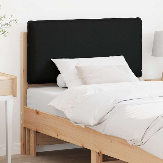 Gestoffeerd hoofdbord met hoofdeinde Natuurlijk en Zwart 80 cm is nu te koop bij PeponiXL, paradijselijk wonen!