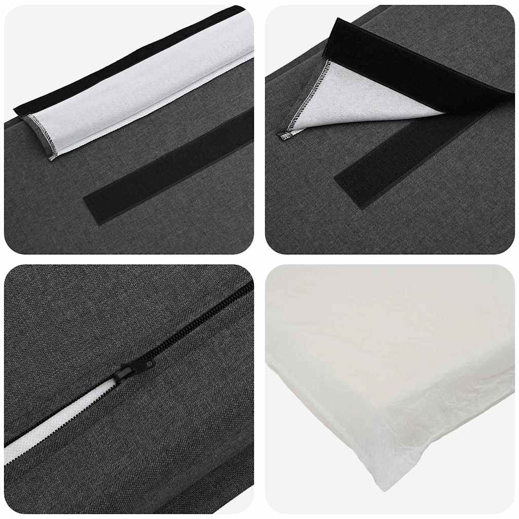 Gestoffeerd hoofdbord Natuurlijk en Donkergrijs 75 cm is nu te koop bij PeponiXL, paradijselijk wonen!